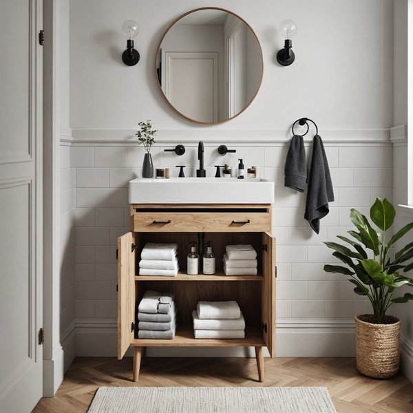 Comment aménager une petite salle de bain avec des solutions de rangement invisibles ?