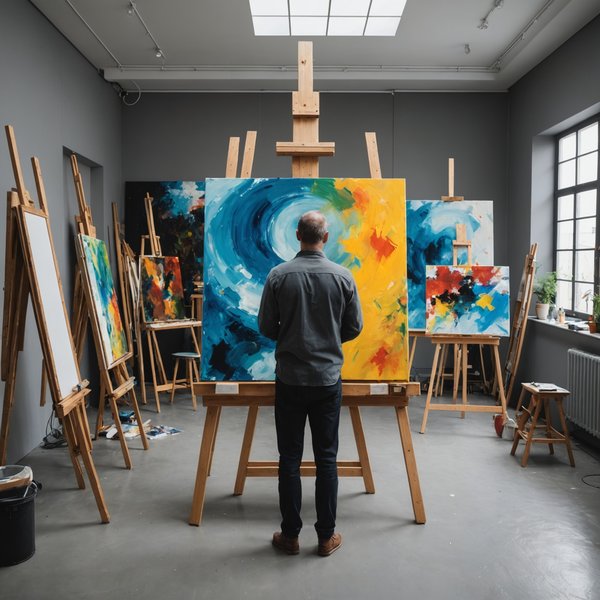 Quels conseils pour déménager un atelier de peinture avec des toiles et des chevalets ?