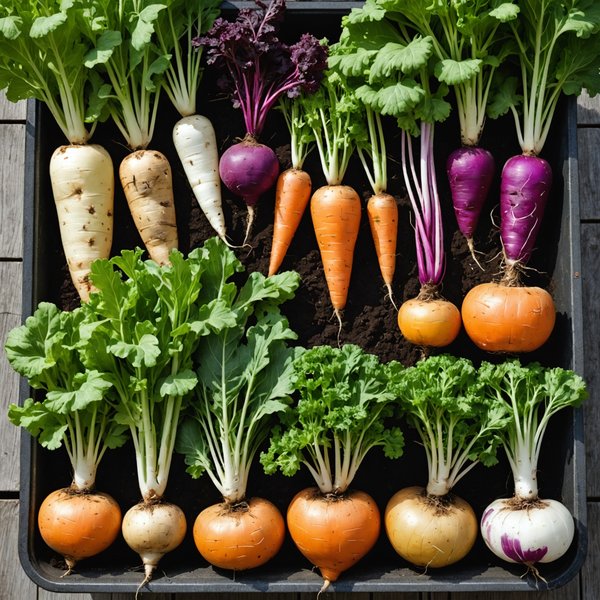 Quels légumes racines sont adaptés pour une culture en bacs dans un jardin urbain?